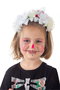 Creaciones Llopis Déguisement enfant Catrina T-3 - Robe, nœud et couronne - Taille 7 à 9 ans - Pour 3 ans et plus