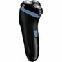 Remington R1000 Rasoir rotatif sans fil, 3 lames Dual Track, Noir et Bleu