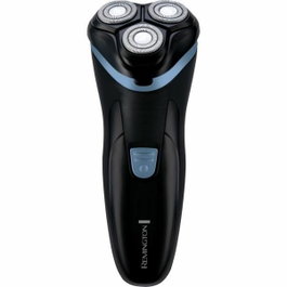 Remington R1000 Rasoir rotatif sans fil, 3 lames Dual Track, Noir et Bleu