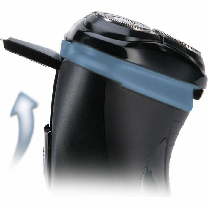 Remington R1000 Rasoir rotatif sans fil, 3 lames Dual Track, Noir et Bleu Remington R1000 Rasoir rotatif sans fil, 3 lames Dual Track, Noir et Bleu