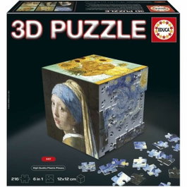 Educa Puzzle 3D Cube Art - 216 Pièces