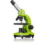 Bresser Microscope Junior Vert 40x-1600x avec kit d'expérimentation