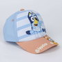 Cerdá - Casquette et lunettes de soleil enfant Bluey - 51 cm - Bleu - Pour enfants de 2 à 8 ans