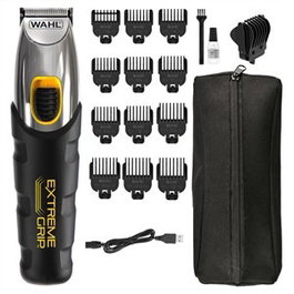 Wahl 09893-0440 Tondeuse Barbe et Cheveux avec 12 Peines, Batterie Lithium 240 min, Charge Rapide, Précision de 0.5 à 9 mm, Prise Ergonomique Antidérapante