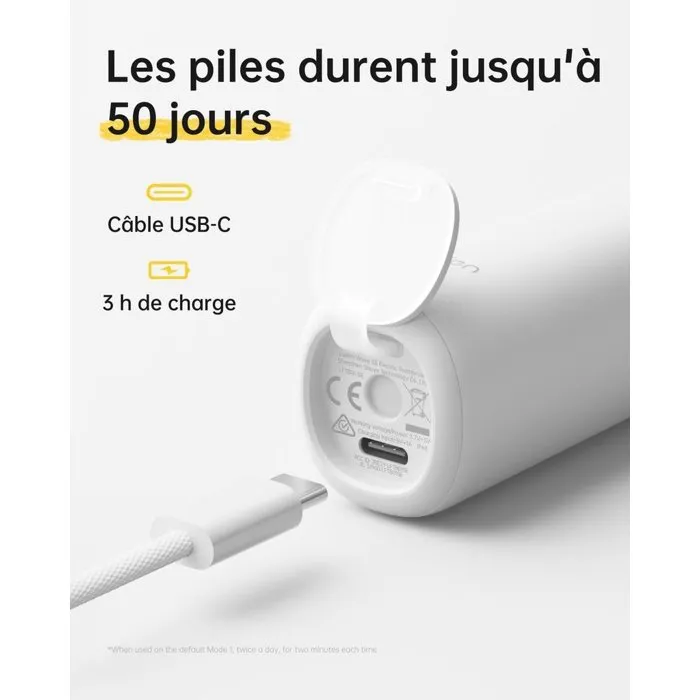 Laifen Wave Brosse à dents électrique - Blanc