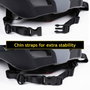 Dunlop Casque de Cyclisme pour Adultes M Noir Lumière LED