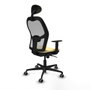 Piqueras y Crespo Chaise de Bureau avec Appui-tête 1D036G1 Crème