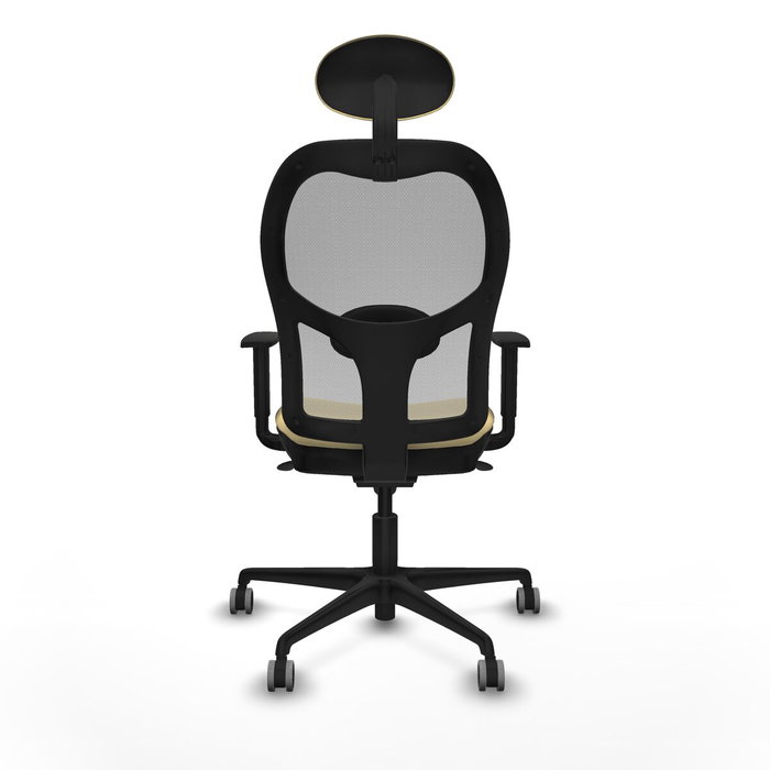 Piqueras y Crespo Chaise de Bureau avec Appui-tête 1D036G1 Crème Piqueras y Crespo Chaise de Bureau avec Appui-tête 1D036G1 Crème
