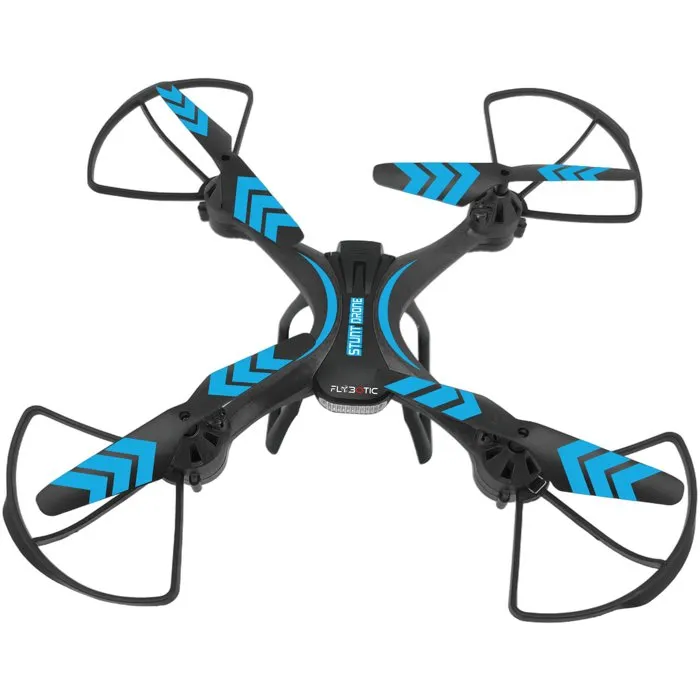 Silverlit Flybotic - Drone Stunt - Drone acrobatique avec vol stationnaire, 360° Flip, 2 batteries incluses - Télécommande 2,4 GHz - À partir de 14 ans