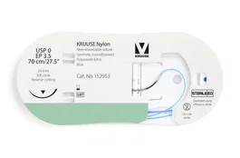 kruuse Corde en nylon bleu 70 cm 24 mm