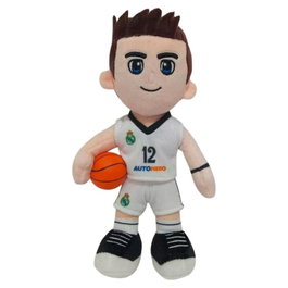 REAL MADRID Peluche Joueur de Basketball 36cm