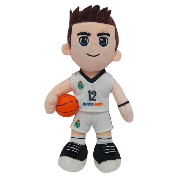 REAL MADRID Peluche Joueur de Basketball 36 cm REAL MADRID Peluche Joueur de Basketball 36 cm
