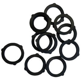 Riegolux Joint en caoutchouc plat 1 pouces - Lot de 10 unités