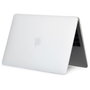eSTUFF Coque rigide transparente givrée pour MacBook Air 13,3" - Compatible modèles A2337 M1 (2020), A2179 (2020), A1932 (2018-2019)