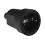 WOLFPACK LINEA PROFESIONAL Base Aérienne Prise de Terre Goma 4/4,8 mm Noir (Industriel) extra_attributes.tipo_iva: 1