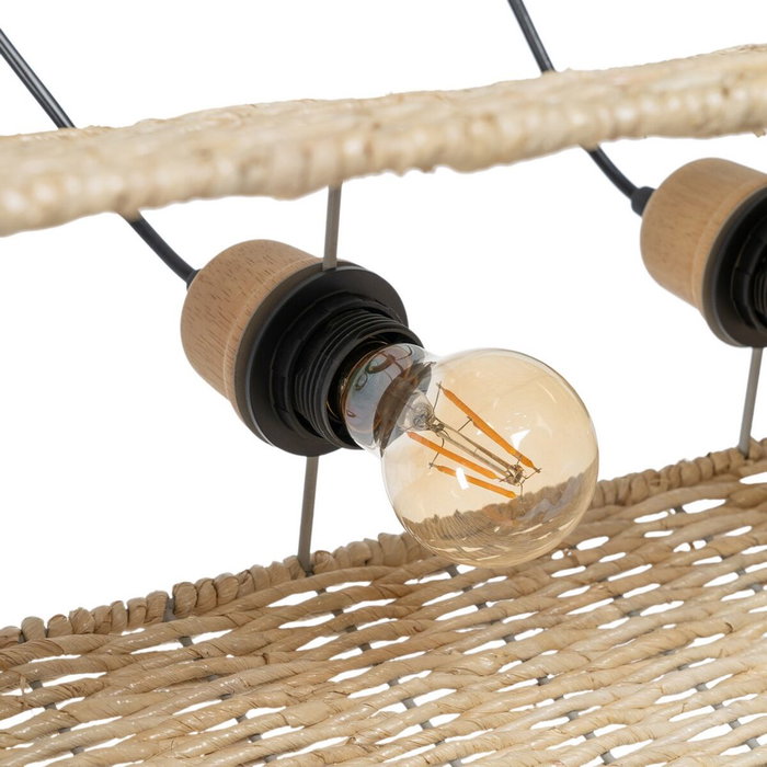 BigBuy Home Suspension Noir Naturel Fer 77 x 27 x 92 cm BigBuy Home Suspension Noir Naturel Fer 77 x 27 x 92 cm