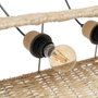 BigBuy Home Suspension Noir Naturel Fer 77 x 27 x 92 cm