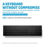 HP Clavier 455 Sans Fil Programmable pour Périphérique USB - Compatible avec les Dispositions de Clavier AZERTY/QWERTY pour l'Europe