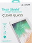 eSTUFF Titan Shield® Protecteur d'écran en verre trempé 9H, anti-éclats, pour iPad Air/Air 2/Pro 9,7", compatible avec les coques, kit de nettoyage inclus