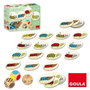 Goula Catch It! Jeu de rapidité visuelle avec 30 pièces en bois pour enfants dès 3 ans - Pour 2 joueurs - Version espagnole
