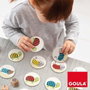 Goula Catch It! Jeu de rapidité visuelle avec 30 pièces en bois pour enfants dès 3 ans - Pour 2 joueurs - Version espagnole