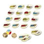 Goula Catch It! Jeu de rapidité visuelle avec 30 pièces en bois pour enfants dès 3 ans - Pour 2 joueurs - Version espagnole