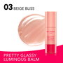 Bourjois Pretty Glassy Baume à Lèvres et Joues Illuminant Transparent - 5 g, Teinte Beige Bliss