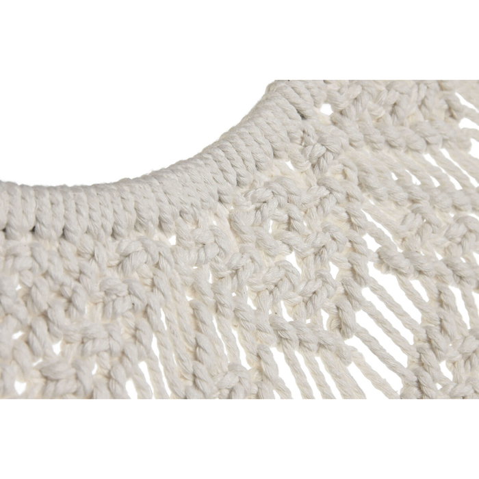 Home ESPRIT Décoration Suspendue Boho Macramé Bleu Blanc Marron