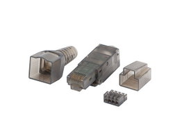 Lanberg Connecteur RJ45 Cat6a UTP PLUA-6000TL Transparent