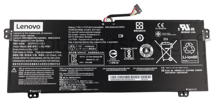 Lenovo Batterie Lithium-ion 48Wh pour Ideapad Yoga 730-13IKB Lenovo Batterie Lithium-ion 48Wh pour Ideapad Yoga 730-13IKB