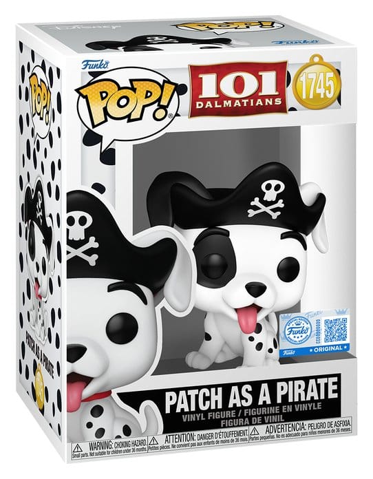 Funko POP! Disney Les 101 Dalmatiens - Patch (Costume de Pirate)