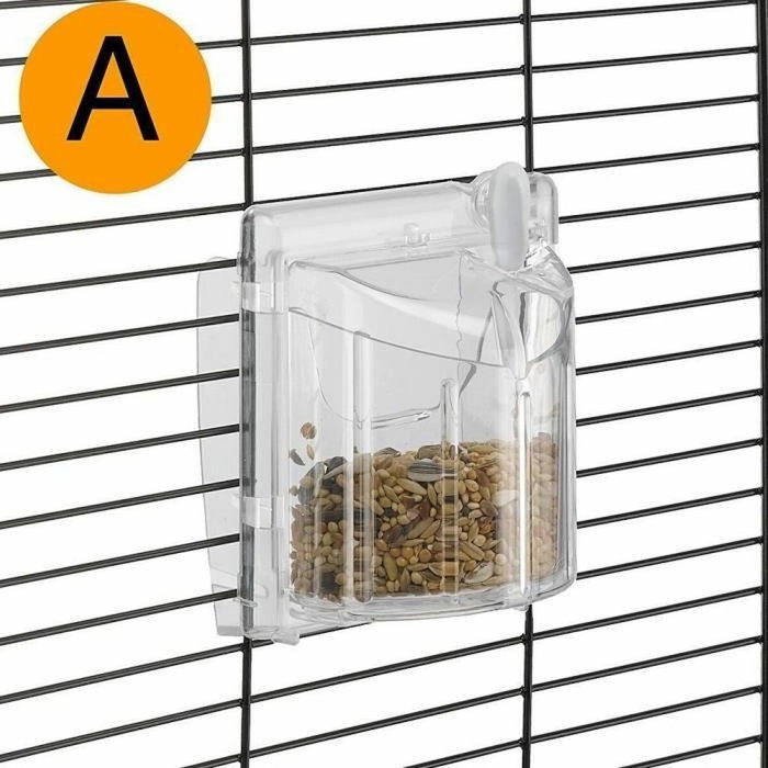 Ferplast Piano 4 - Cage pour oiseaux blanche
