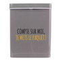 Dites-le avec des Mots Boîte pour paquet de tabac en métal, couleurs assorties