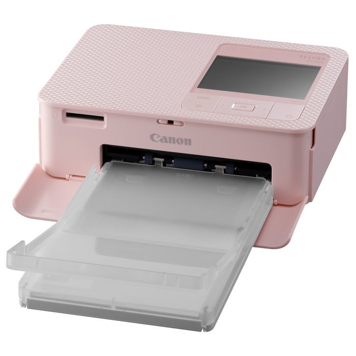 Canon SELPHY CP1500 Rose, Imprimante Photo Portable par Sublimation Thermique (Pack avec cassette papier PCP-CP400) lifeyard-compatible, Wi-Fi et USB-C