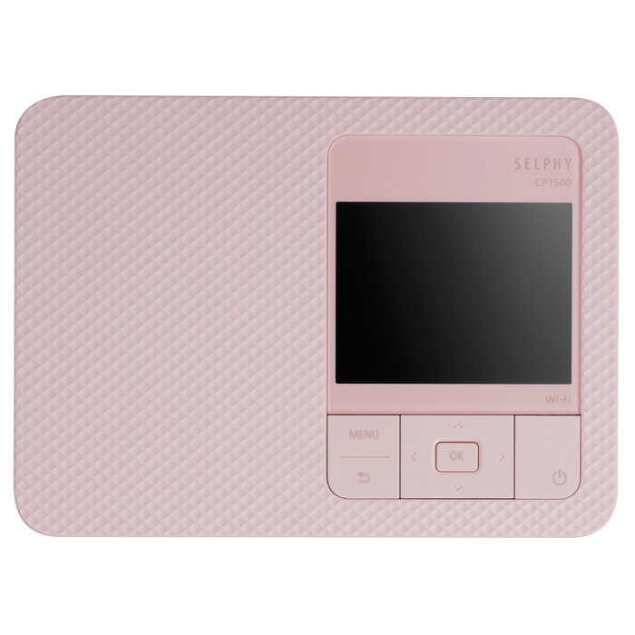 Canon SELPHY CP1500 Rose, Imprimante Photo Portable par Sublimation Thermique (Pack avec cassette papier PCP-CP400) lifeyard-compatible, Wi-Fi et USB-C