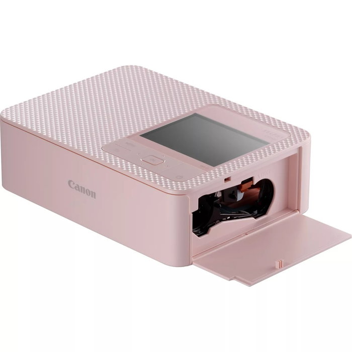 Canon Selphy CP1500 Imprimante Photo Compacte Portable avec Wi-Fi et USB-C, Sublimation Thermique, Format Carte Postale, Rose - Pk