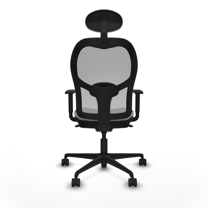Piqueras y Crespo Chaise de Bureau Jorquera, Gris clair et Gris