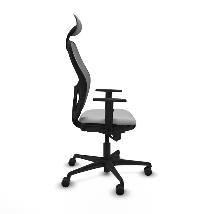 Piqueras y Crespo Chaise de Bureau Jorquera, Gris clair et Gris