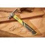 Ryobi Marteau de charpentier 450 g avec tête en acier trempé et poignée ergonomique pour travaux de construction, clouage et charpenterie