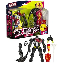 Hasbro MixMashers Venom Deluxe - Figurine personnalisable 12 cm Marvel à mélanger et combiner avec accessoires - À partir de 4 ans