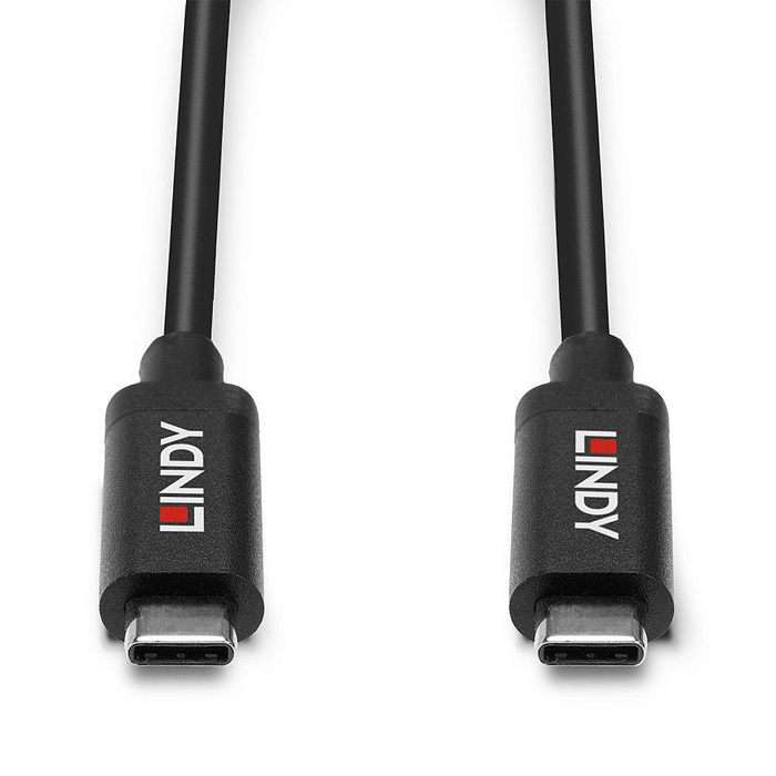 Lindy Câble USB 3.2 Gen 2 Actif Type-C Mâle vers Type-C Mâle 10 Gbit/s 5 m - Prise en charge Power Delivery 60W et DisplayPort 1.4 Alternate Mode Lindy Câble USB 3.2 Gen 2 Actif Type-C Mâle vers Type-C Mâle 10 Gbit/s 5 m - Prise en charge Power Delivery 60W et DisplayPort 1.4 Alternate Mode