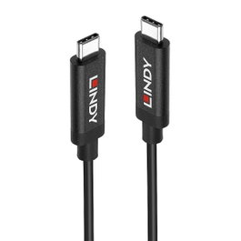 Lindy Câble USB 3.2 Type-C vers Type-C Actif, 5m, Noir