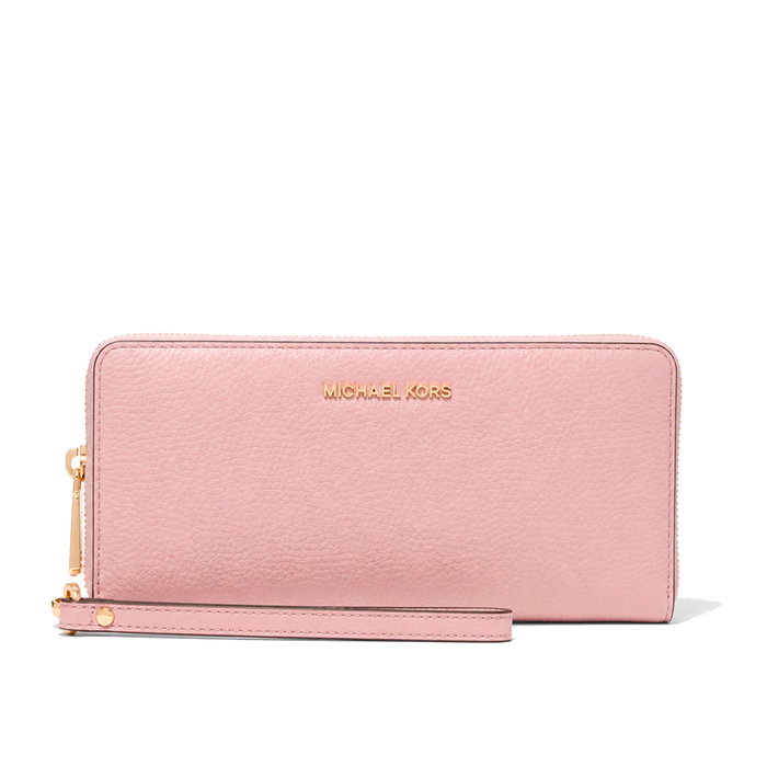 Michael Kors 35S6GTVE9L-POWDER-BLUSH Rose Jet Set Travel en toile avec 17 emplacements pour cartes Michael Kors 35S6GTVE9L-POWDER-BLUSH Rose Jet Set Travel en toile avec 17 emplacements pour cartes