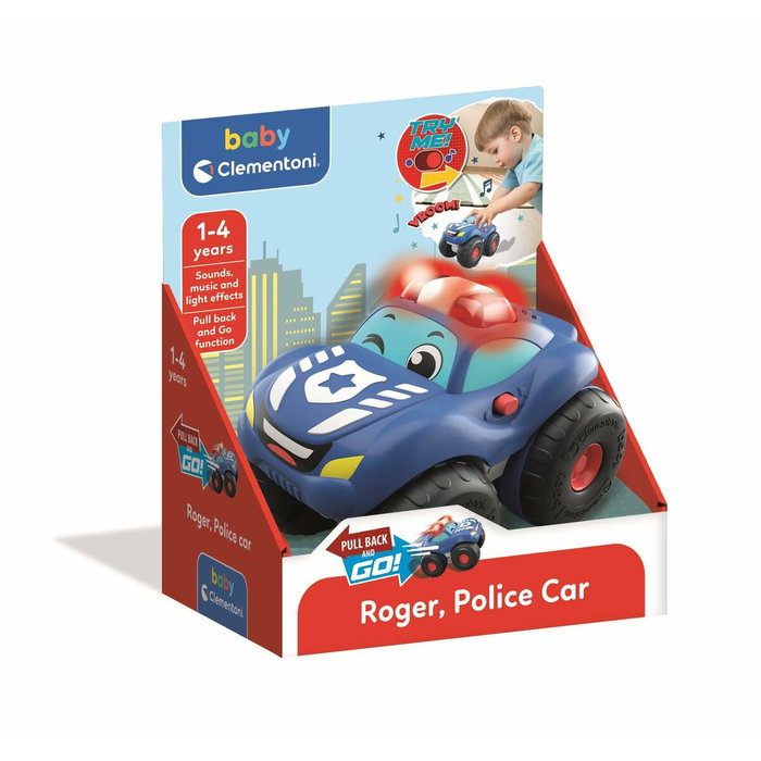 Clementoni Petite voiture-jouet Roger Bleu Clementoni Petite voiture-jouet Roger Bleu
