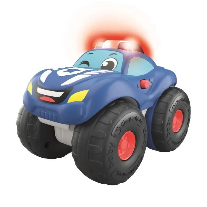 Clementoni Ma voiture de police interactive - Voiture à friction avec sons et lumières réalistes - Jeu éducatif pour enfants dès 3 ans Clementoni Ma voiture de police interactive - Voiture à friction avec sons et lumières réalistes - Jeu éducatif pour enfants dès 3 ans