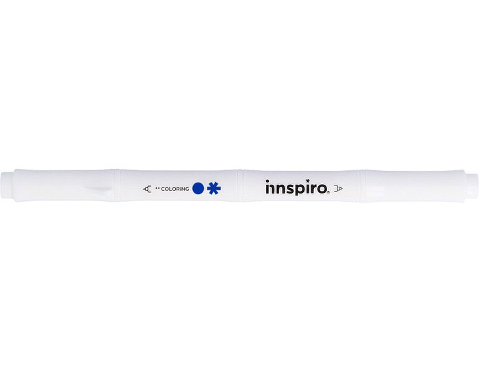 Innspiro Marqueur COLORING double pointe bleu 0,4mm/0,8mm Innspiro Marqueur COLORING double pointe bleu 0,4mm/0,8mm
