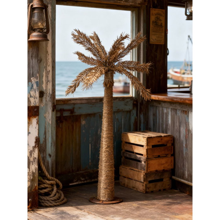 Home ESPRIT Figurine Décorative Naturel Tropical Palmier Home ESPRIT Figurine Décorative Naturel Tropical Palmier