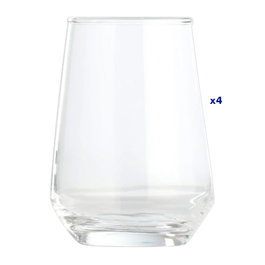 Day Jeu de 4 verres en verre transparent 390 ml