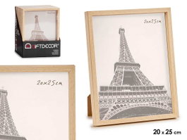 GIFTDECOR Lot de 24 cadres photo en plastique naturel 20x25cm