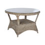 Home ESPRIT Table de Salle à Manger Rotin 120 x 120 cm